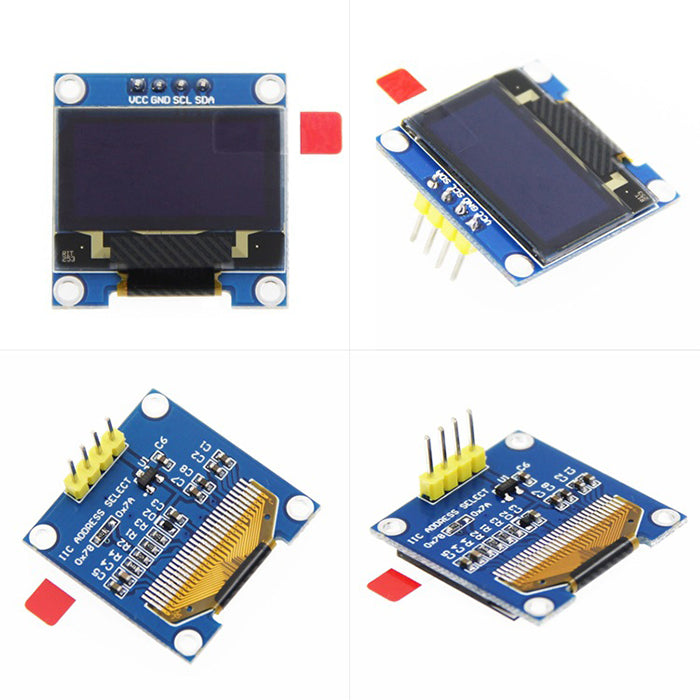 0.96インチ SSD1306 解像度12864 51シリーズ 有機EL OLEDディスプレイLCDモジュールIIC I2C OLEDモジュール ディスプレイ Arduino RasberryPiなど対応
