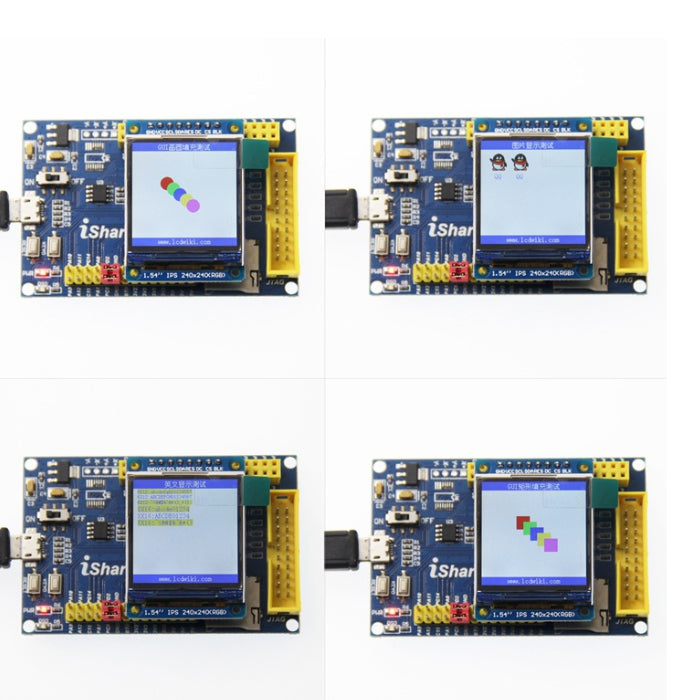 1.54インチ ST7789 解像度240x240 IPS LCDディスプレイ240x240 LCDモジュール SPI ディスプレイ Arduino RasberryPiなど対応