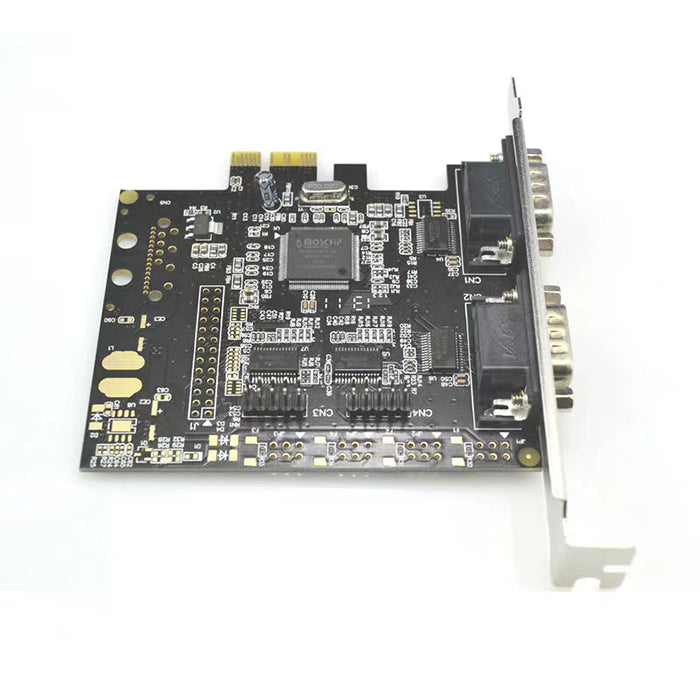 シリアル 4ポート増設 PCI Expressインターフェースカード 4x RS232Cポート拡張用 PCIe x1接続ボード Windows10対応