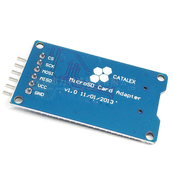 Arduino ラズベリーパイ SPIインタフェース マイクロSDカードリーダー モジュール