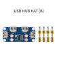USB 2.0 x4 HUB RJ45 LAN拡張基板 HAT RaspberryPI USB 2.0 x4 HUB LAN拡張基板 Pi Zero W WH 2B/3B/3B+/4B