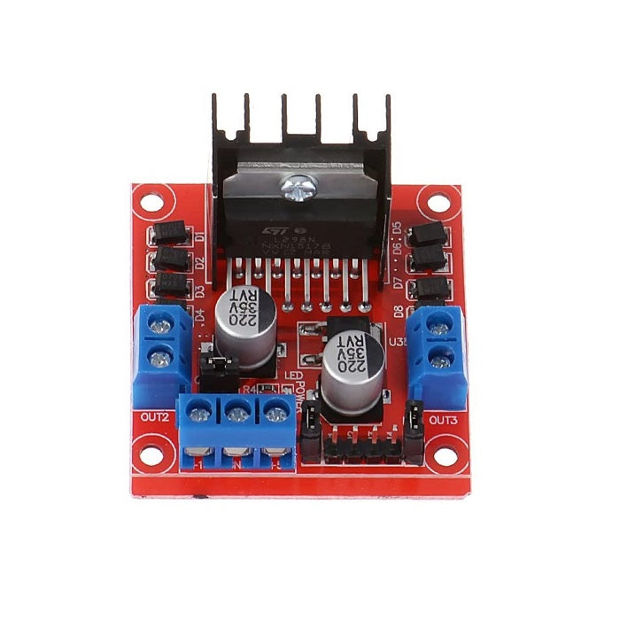 L298N DCステッパ モータドライバ コントローラボード モジュール デュアルHブリッジ 　Arduinoと互換